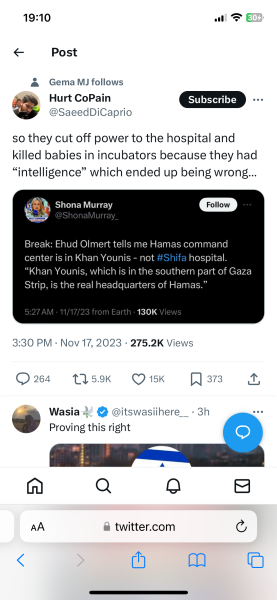 Israel has bombed the front of a hospital / 2