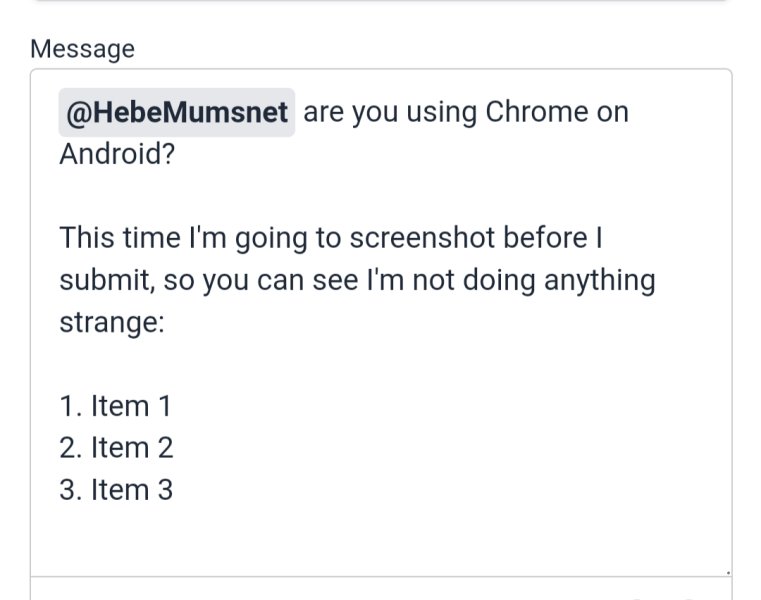 Numbered lists are misaligned
