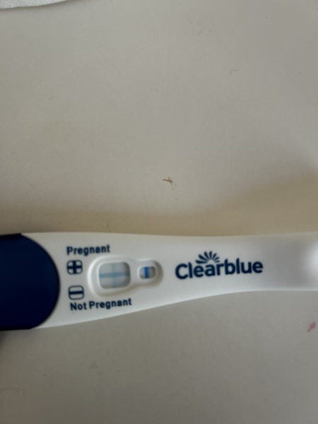 Faint positive Clear Blue