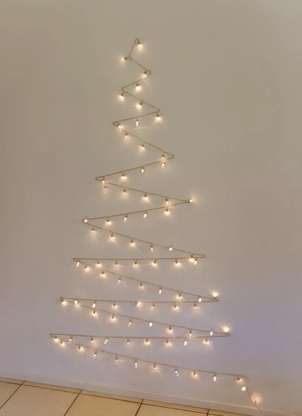 Making the house Christmassy without a tree