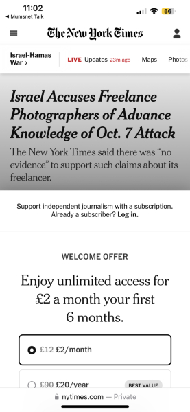 Be aware of misinformation seen regarding Palestine