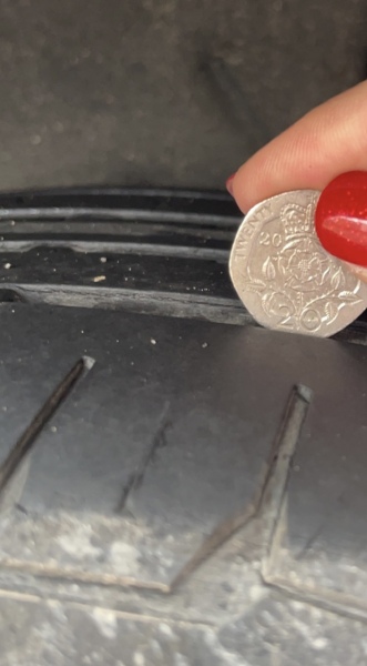 Does this tyre’s tread depth look ok for a 5 mile round trip?