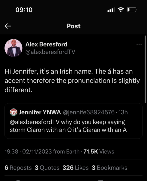 to pronounce the name ‘Ciarán’?
