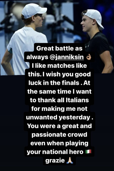 TENNIS: Turin continues