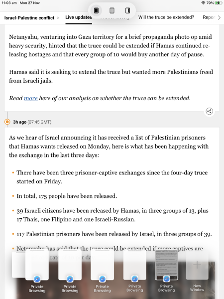 Detainees, Truce and Agreements  *title altered at OP's request*