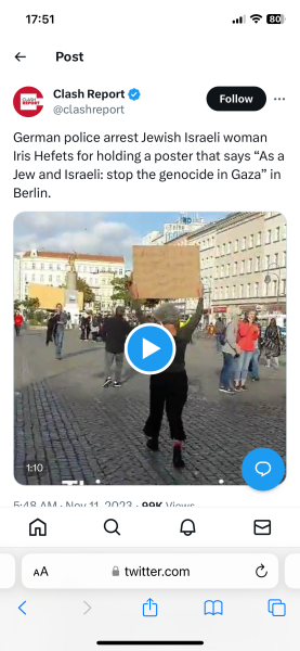 Speech of freedom in Israel