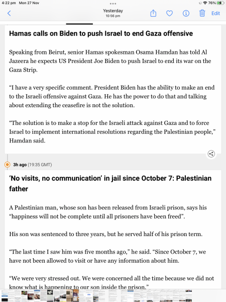 Detainees, Truce and Agreements  *title altered at OP's request*