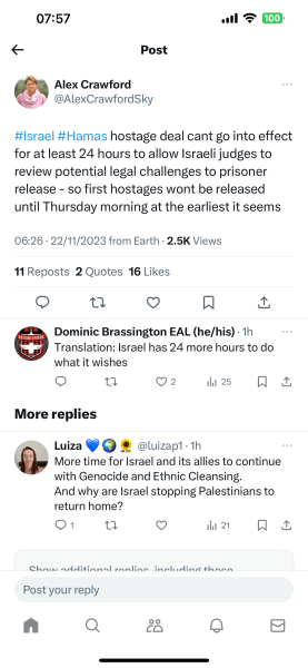 Israel has bombed the front of a hospital / 2