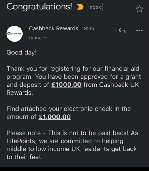 Ti ask what do they get out of this sort of scam? I truly have no idea?
