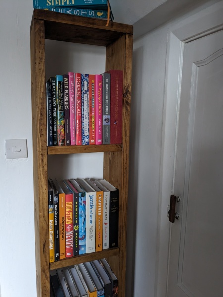 Do you have a bookshelf with books on?!
