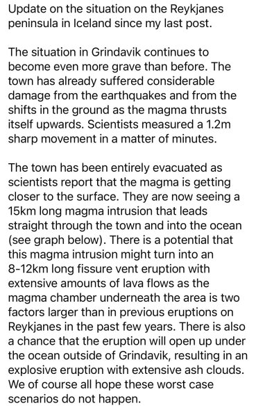 Iceland - possible eruption due near the Blue Lagoon