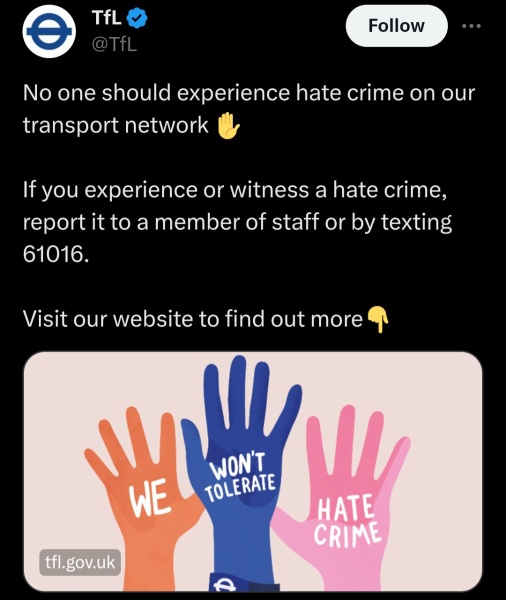 Shocked by the racist signs at marches