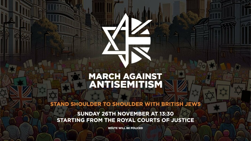 March against antisemitism on Sunday
