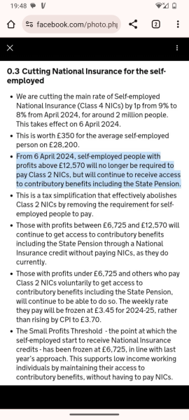 I don’t want to pay less National Insurance, I’d like a better funded NHS