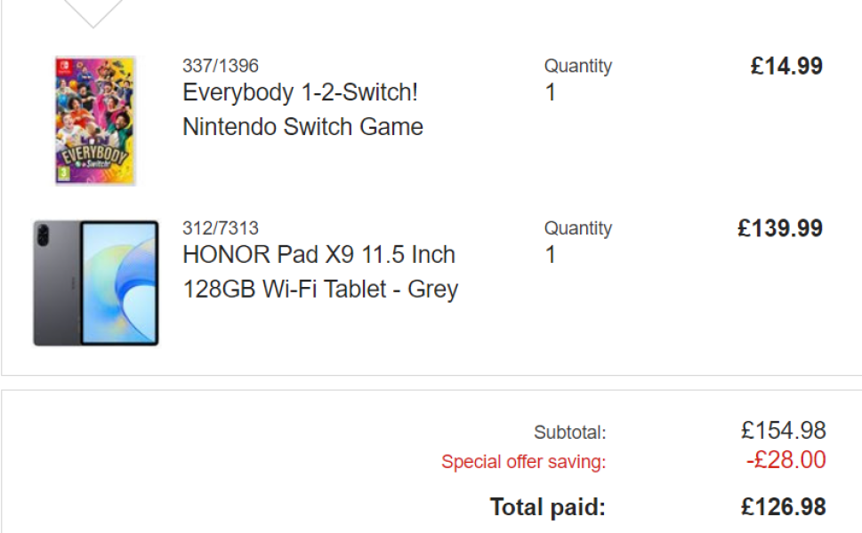 Thread 13 - the one with the loot from Black Friday