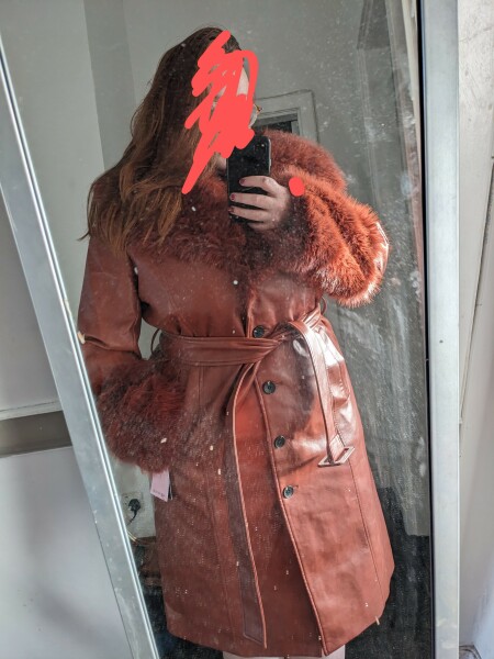 New leather/fur jacket...opinions please