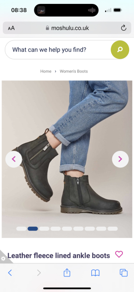 'Smart' flat ankle boots?