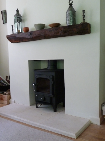How to makeover fireplace (pic included)
