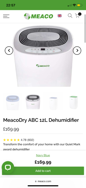 Brand new Meaco 12L Dehumidifier maybe not working properly?