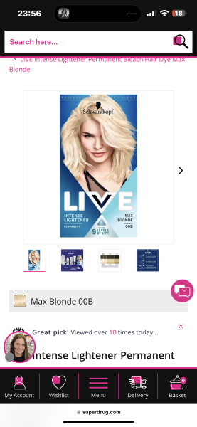 To ask how to get the blonde back?