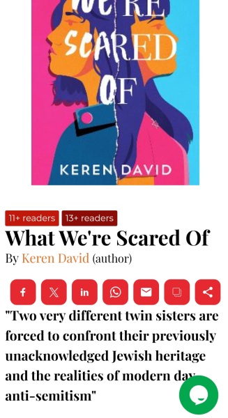 Books for teenagers with a bit of Jewish history or antisemitism as part of the storyline