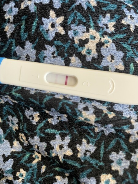 Faint positive today but nervous after miscarriage