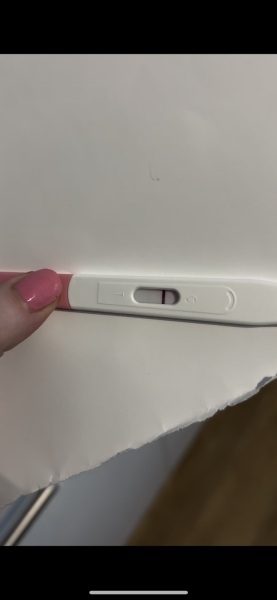 Positive but then negative tests