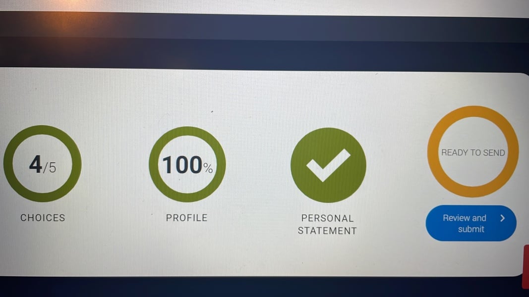 5 UCAS choices?