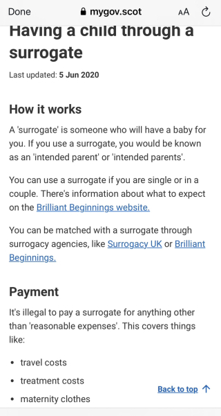 To tell you the Scottish Govt are targeting 18 year old girls for egg harvesting