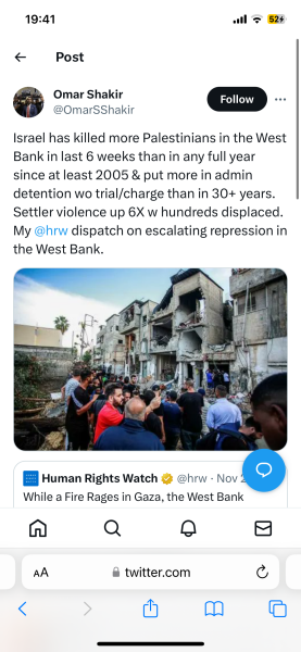 What is the deal with the violence in West Bank ?