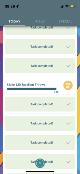 Routine Sparkles Pokémon Go 