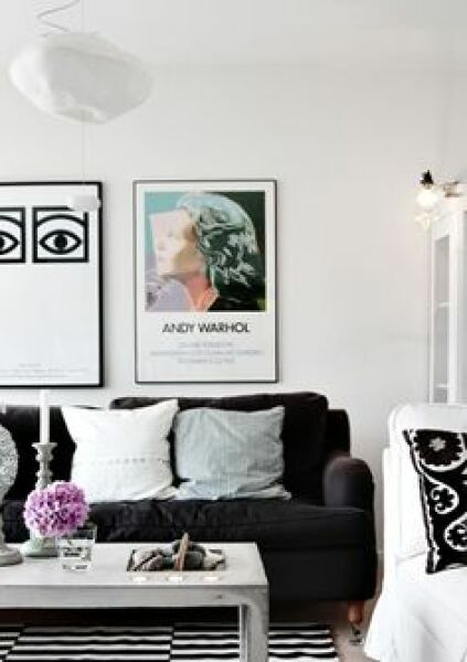 Toning down grey sofa