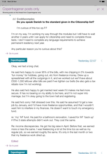 To stop paying 50/50 after being fired