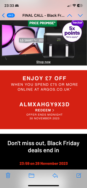 Argos Discount Codes