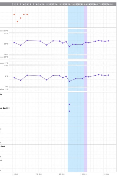 Does my chart show ovulation?