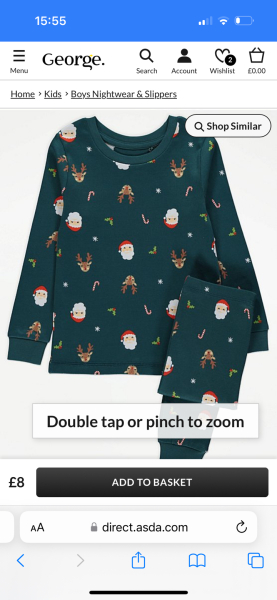 Children's Christmas pyjamas