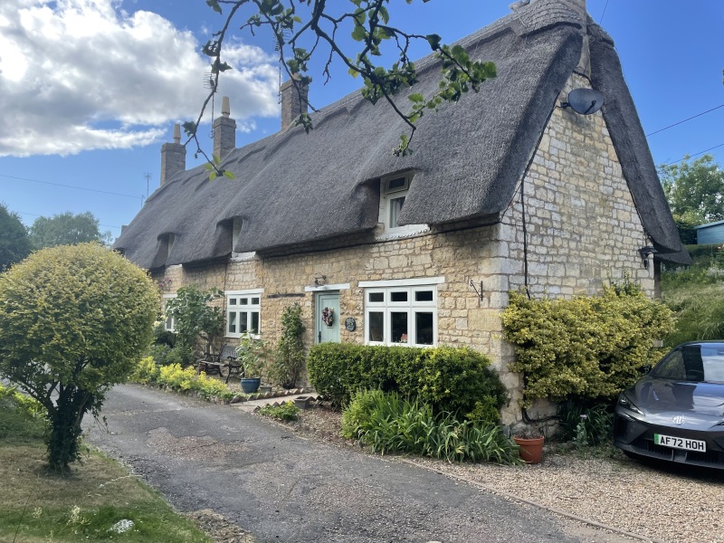 This cottage [camera pans to almost mansion sized house] is priced at £450,000