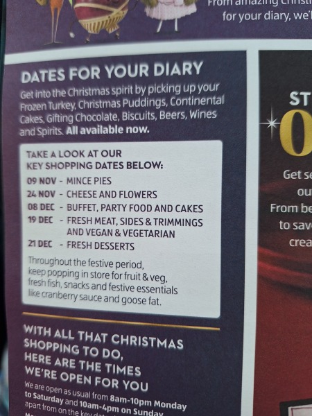 In preparation for Christmas today I will……