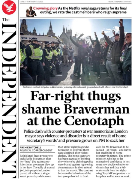 Suella Braverman is a danger to the UK and needs to go.