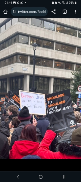 Shocked by the racist signs at marches