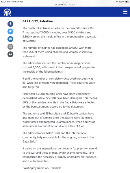 Israel has bombed the front of a hospital / 2