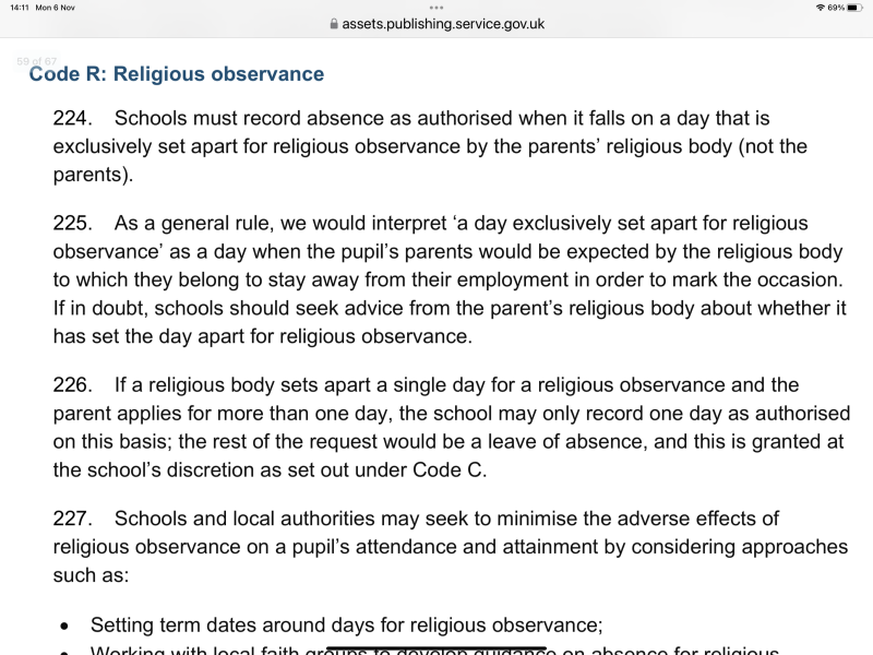 To not pay school attendance fine?