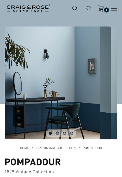 Good transition colour to tie together kitchen and living room