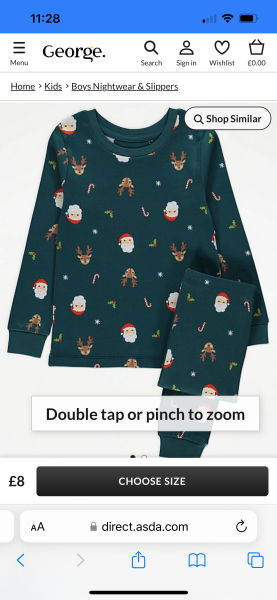 Children's Christmas pyjamas
