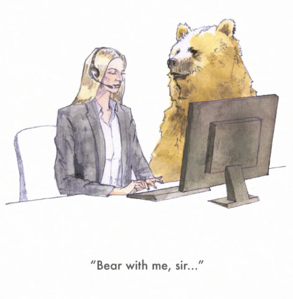 Bare with your nstead of bear ..  aghhh