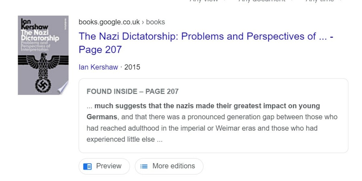 Does anyone have ‘Hitler’ by Ian Kershaw handy?