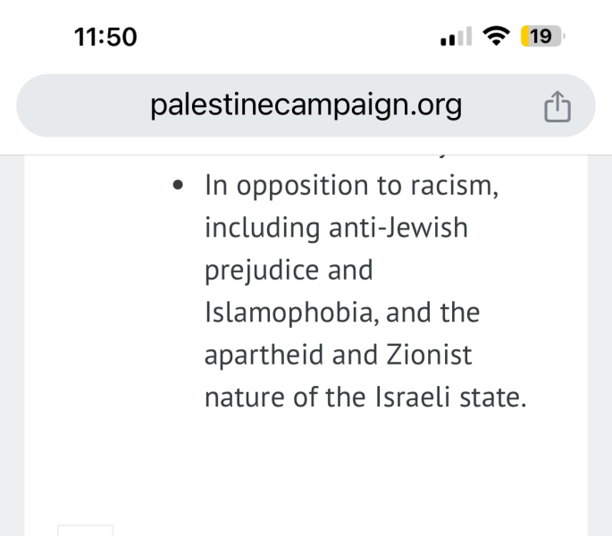 Be aware of misinformation seen regarding Palestine