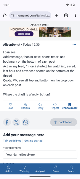 I would like a reply to the "Reply" issue