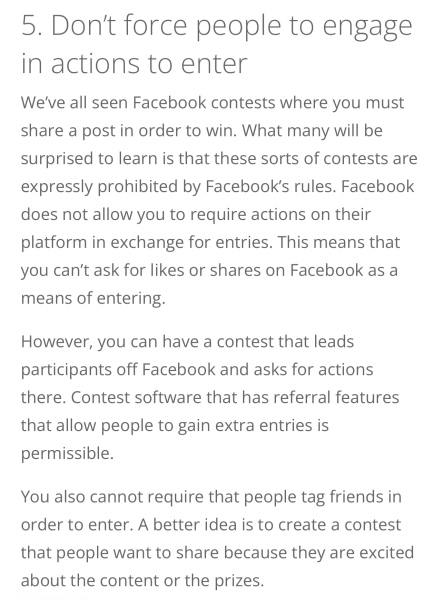 How to run a promotional prize giveaway on Facebook