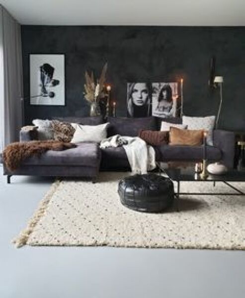 Toning down grey sofa
